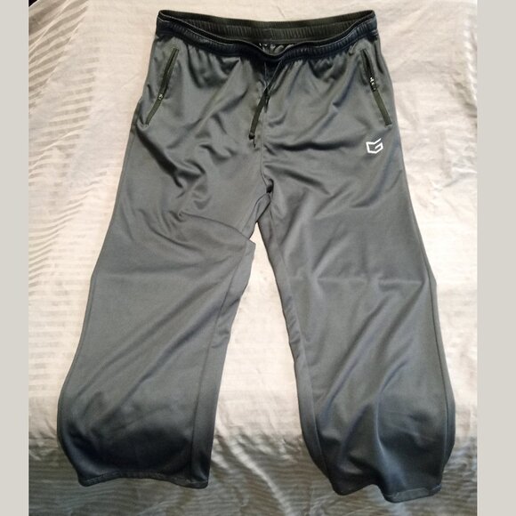 Men's XL (35-48") G Gradual Dark Grey Exercise, Walking, Gym, Casual Pants - Picture 1 of 8